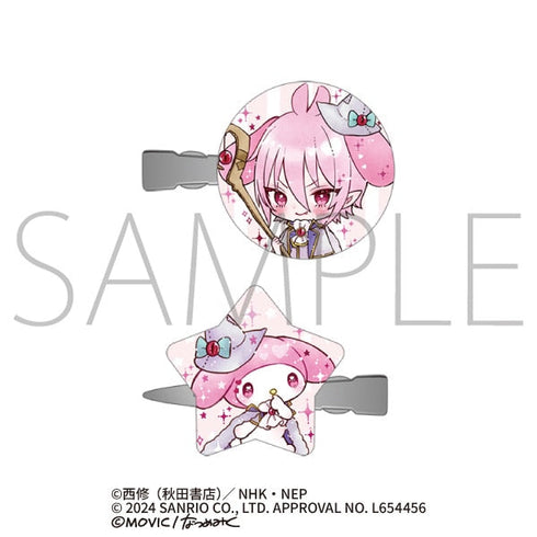 『魔入りました!入間くん×サンリオキャラクターズ』前髪クリップセット/アスモデウス×マイメロディ<DOLLY MIX(どーりーみっくす)>